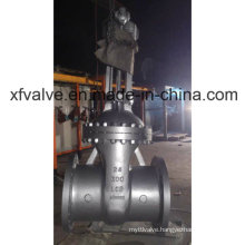 ANSI 300lb Cast Steel Worm Gear Flange End Gate Valve